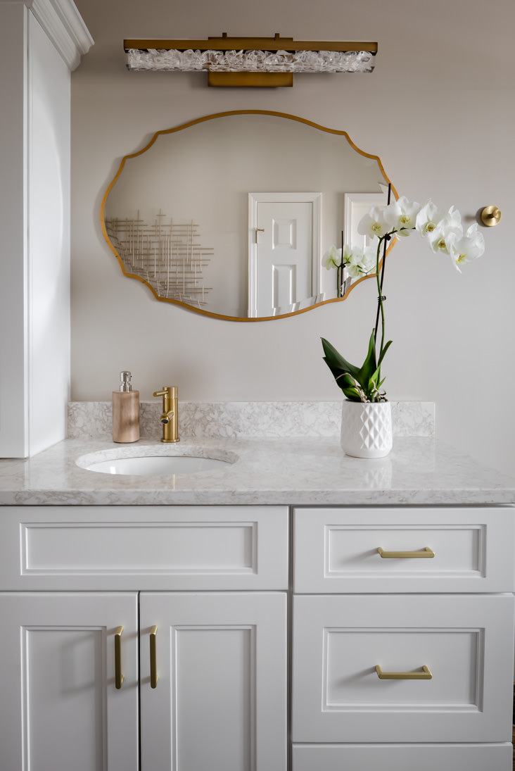 Craftsmanship and attention to detail define this beautiful bathroom design.